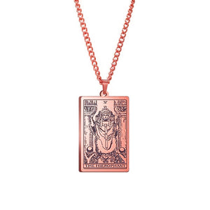 Vintage Tarot Necklace  ✨Buy One, Get One 50% Off!!✨