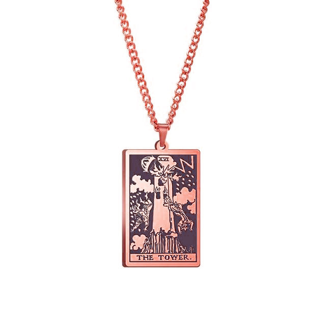 Vintage Tarot Necklace  ✨Buy One, Get One 50% Off!!✨