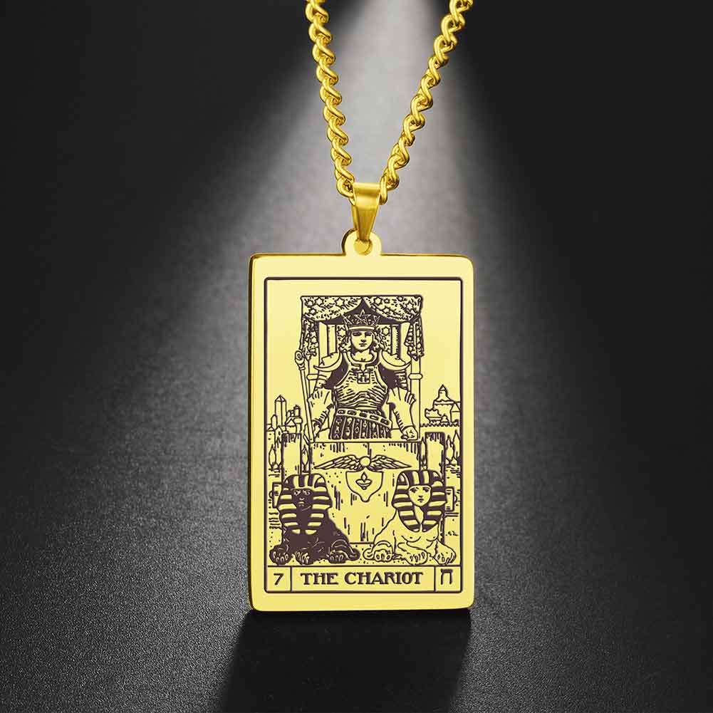 Vintage Tarot Necklace  ✨Buy One, Get One 50% Off!!✨