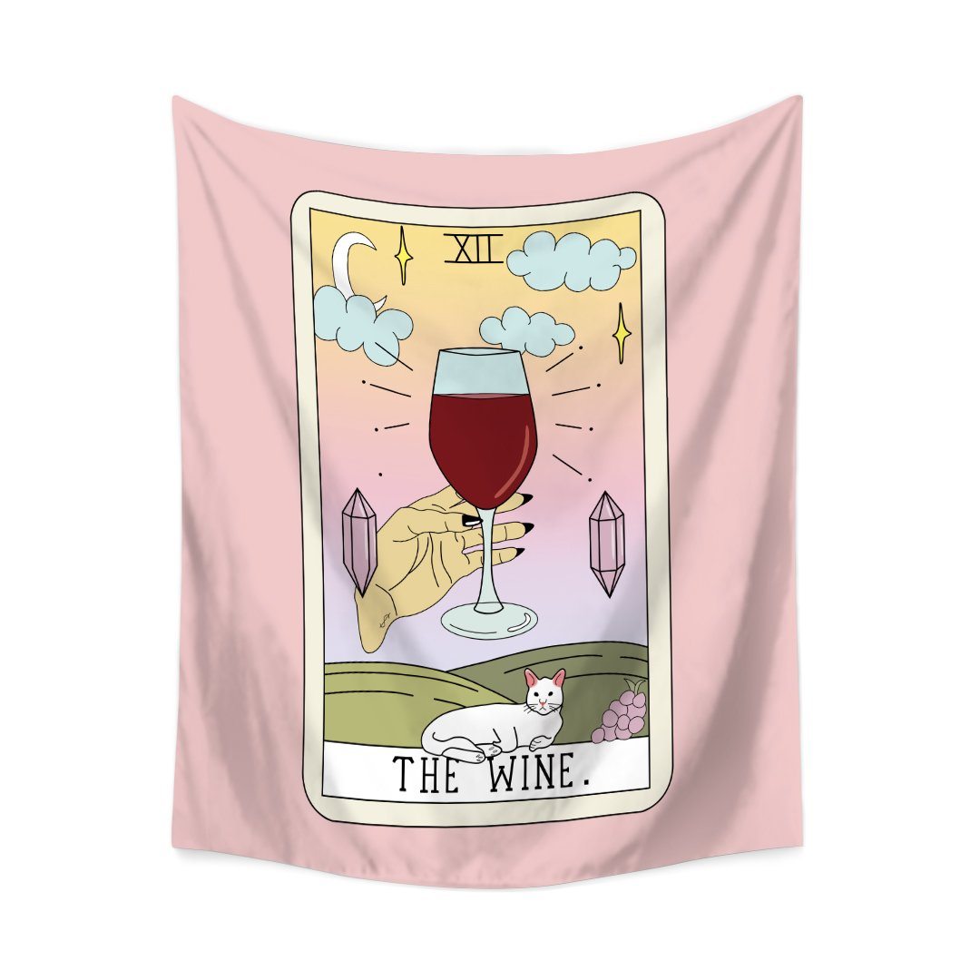 The Wine Tarot Wall Tapestry