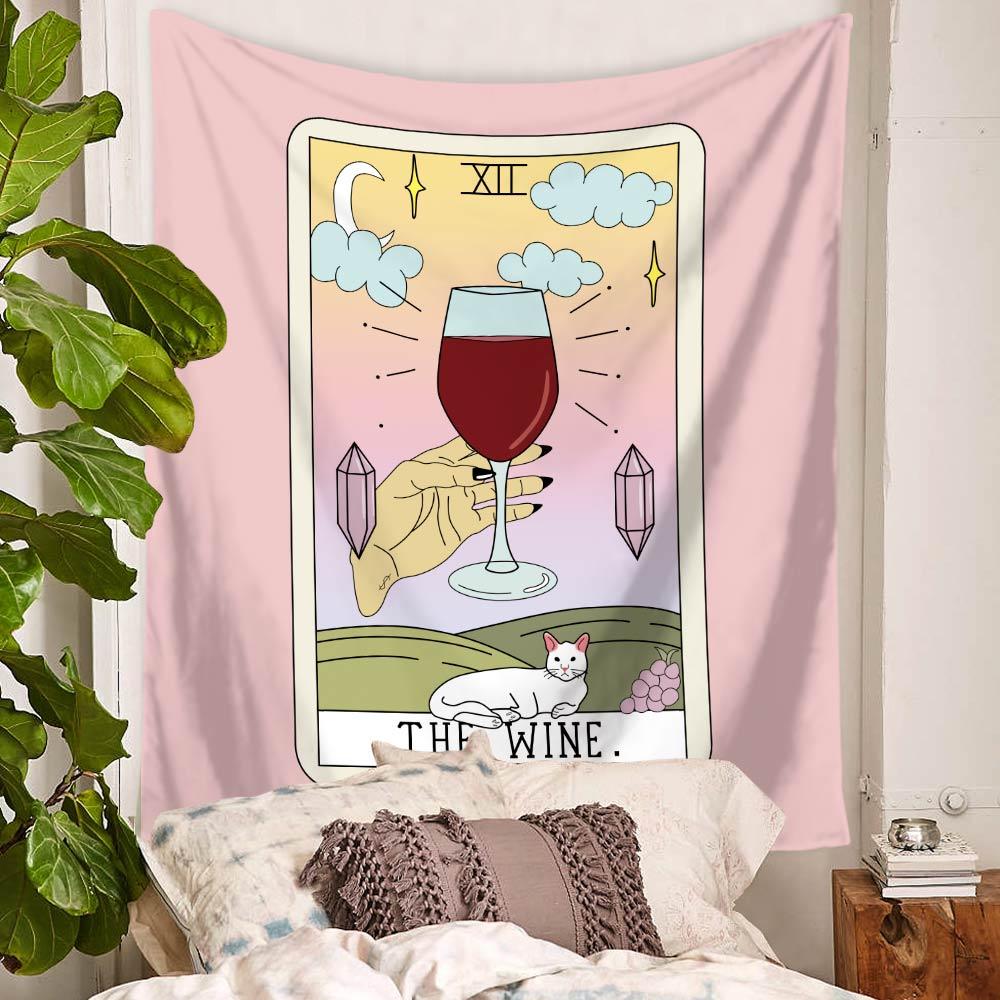 The Wine Tarot Wall Tapestry