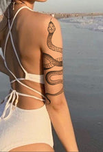 Load image into Gallery viewer, Serpentine Temporary Tattoo
