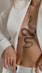 Load image into Gallery viewer, Serpentine Temporary Tattoo
