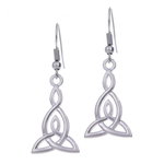 Load image into Gallery viewer, Celtic Geometric Infinity Loop Earrings
